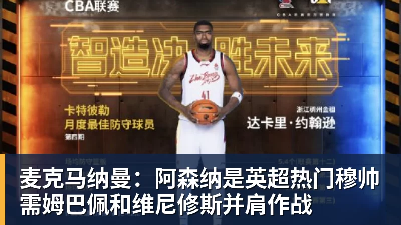麦克马纳曼：阿森纳是英超热门穆帅需姆巴佩和维尼修斯并肩作战