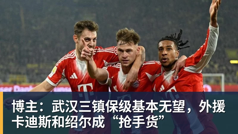 博主:武汉三镇保级基本无望,外援卡迪斯和绍尔成“抢手货”